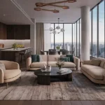 4 BHK Indiabulls Sky Lower Parel Living Room
