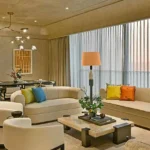 5 BHK Rustomjee Crown Prabhadevi Sofa Seating in Living Area