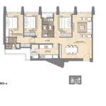 Lodha Adrina A3 3 BHK Floorplan
