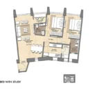 Lodha Adrina A4 2 BHK Floorplan