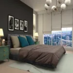 Lodha The Park Worli 3 BHK Bedroom with Window Shades