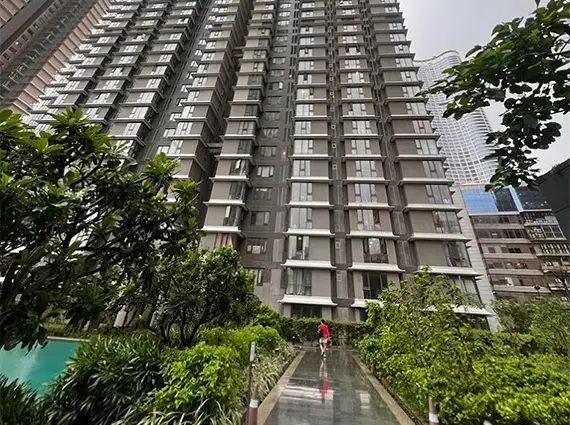 Lodha The Park Worli 3 BHK Elevation View from Below