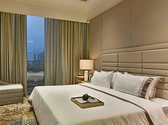 5 BHK Rustomjee Crown Prabhadevi Bedroom Interiors