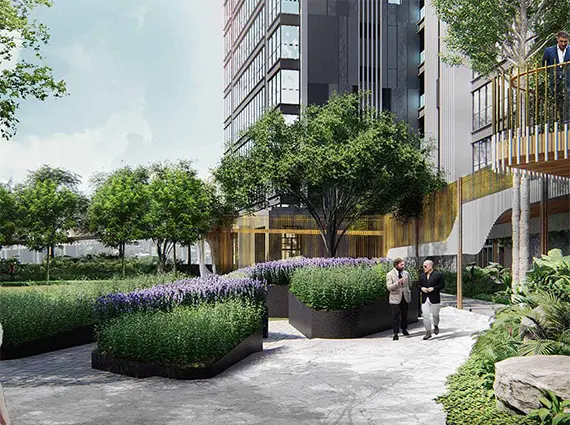 Rustomjee Crown Prabhadevi Lobby Area