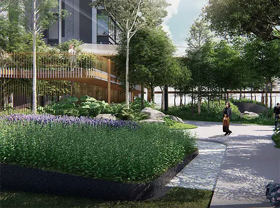 Rustomjee Crown Prabhadevi Walking Track