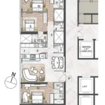 Rustomjee Crown Tower C Series Seven 4 BHK Floorplan