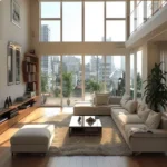 Signature Island BKC Duplex Living room with Couch