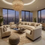 Signature Island BKC Elegant 4 BHK Living Room