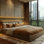 Signature Island BKC master Bedroom with City Views