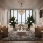 Adani Western Heights Andheri West 3 BHK Living Room With Sofa Seating Area