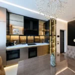 Celestia Spaces Sewri 3 BHK Kitchen With Cabinets And Oven