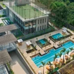 Narang Courtyard Swimming Pool With Deck Chairs