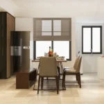 The Address Ghatkopar 1 BHK Dining Area With Table And Four Chairs