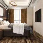 The Address Ghatkopar 2 BHK Bedroom With Platform Bed And Wall TV