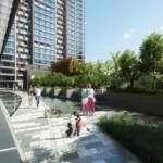 Adani Ten BKC Walkway Between Residential Towers