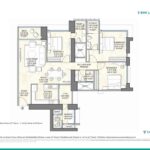 Wadhwa 25 South 3 BHK Floorplan