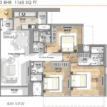 Sugee Marina Bay Worli 3 BHK Floor Plan