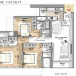Sugee Marina Bay Worli 3 BHK Floor Plan 2