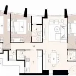 One Avighna Park Lower Parel 3 BHK Floor Plan