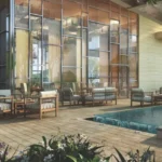 Raheja Imperia Worli Poolside Chairs Beside Swimming Pool