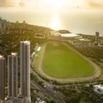 Piramal Mahalaxmi Towers with Racecourse Evening View of Ocean