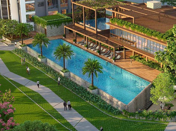 luxurious swimming pool apartments in khar santacruz