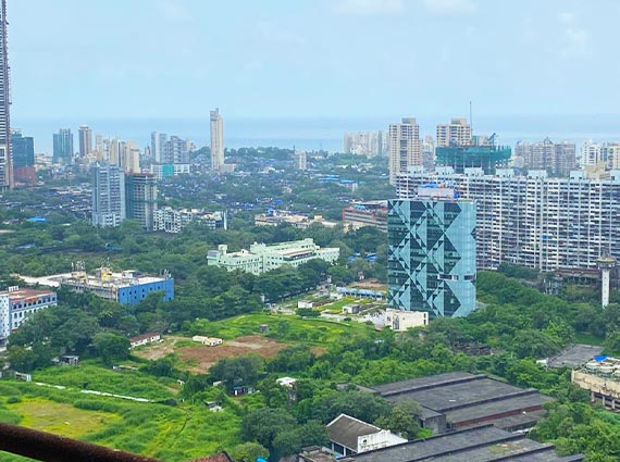 rustomjee crown mumbai view