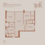 3 BHK D Floorplan Birla Niyaara Worli