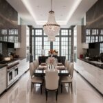 Birla Niyaara Worli 4 BHK Kitchen With Designer Dining Area