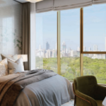 Piramal Aranya Byculla 3 BHK Bedroom With Bed Near Window