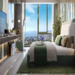 Piramal Aranya Byculla 3 BHK Bedroom With Bed And Television Unit