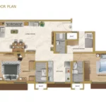 The Auro Typical floorplan Unit 2