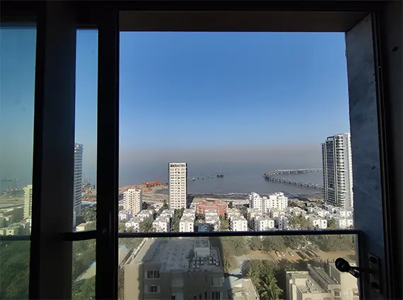 View From 21st Floor Shubhada Tower Worli