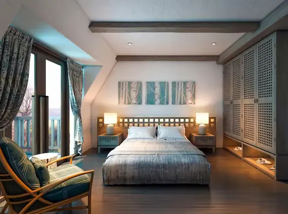 4 BHK Bohemian Styled Luxury Bedroom Adani Linkbay