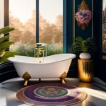 Bohemian Bathroom Adani Linkbay 4 BHK