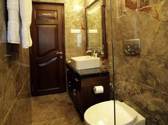 Bathroom of 3 BHK Chand Terraces Flat Bandra