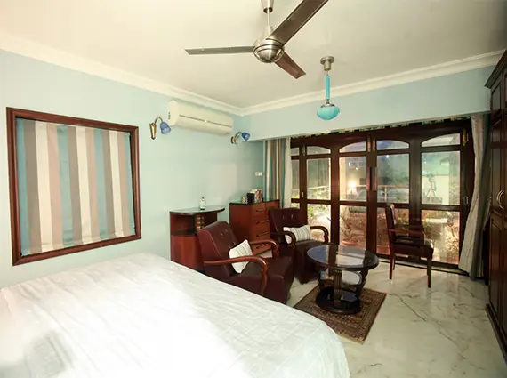 Bedroom of 3 BHK Chand Terraces Flat Bandra Mumbai