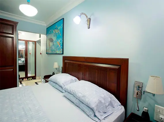 Elegant Bedroom of 3 Bed Apartment Mumbai
