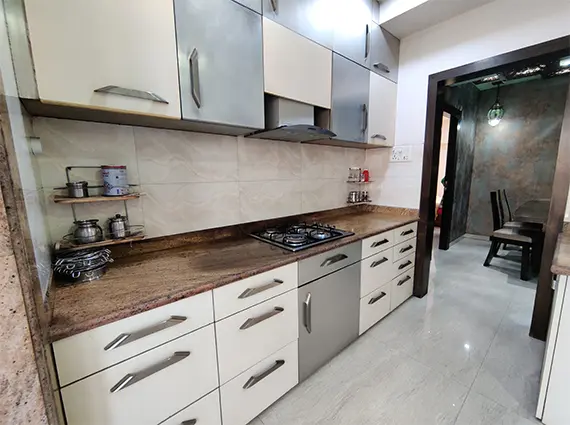 Modular Kitchen Interiors 5 Bedroom Apartment Mumbai