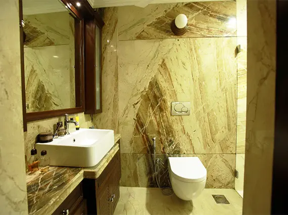 Luxury Fully Equipped Bathroom 3 BHK Chand Terraces