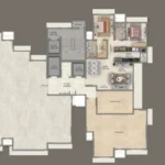 The Gateway Juhu 2 BHK floorplan