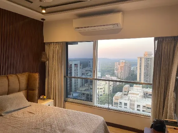 High End Elegant Bedroom of 4 Bedroom Flat in Mumbai