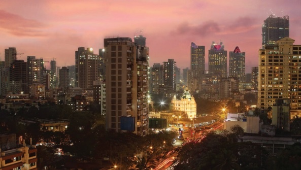 Siddhivinayak temple view from The Palette Dadar