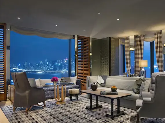 Night View Living Room Jewel Crest 3 Bed Apartment Mahim Mumbai