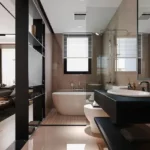 Bathroom of Luxury 4 Bed Flat Juhu Mumbai
