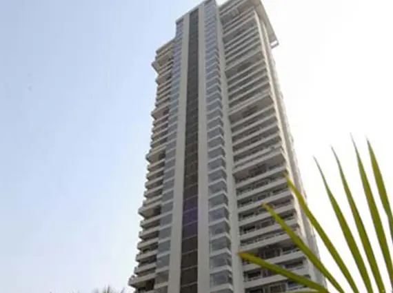 Oberoi Sky Heights Lokhandwala Back Road Exterior View