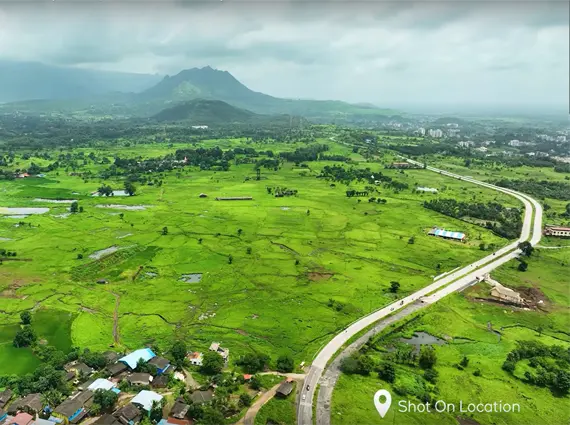 Aerial View of Greenery Kalpataru Aria