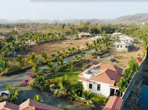 Kerala Villa Shahapur Drone View of Villas