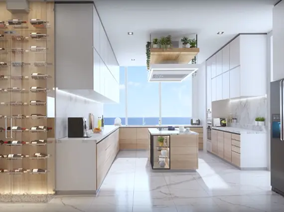 Kitchen The Legacy Seafront Properties Worli Seaface