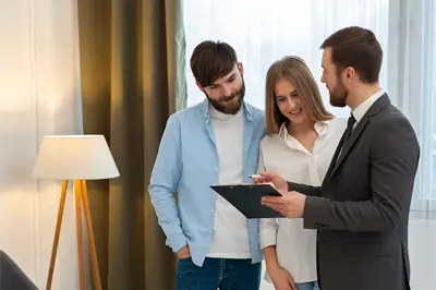 Indian Real Estate Agents showing Property to Clients
